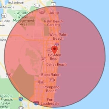 west palm beach electrician service area