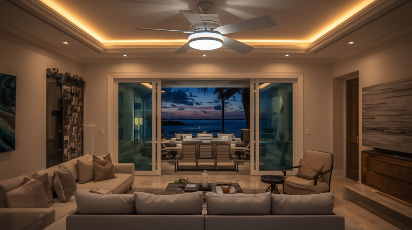 Ceiling fan installation services in Naples, Florida