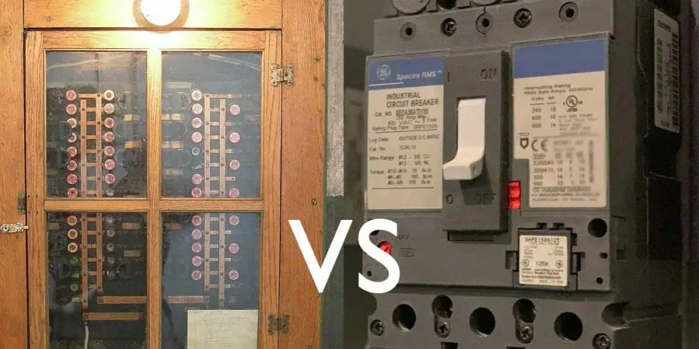 circuit breakers vs fuse boxes