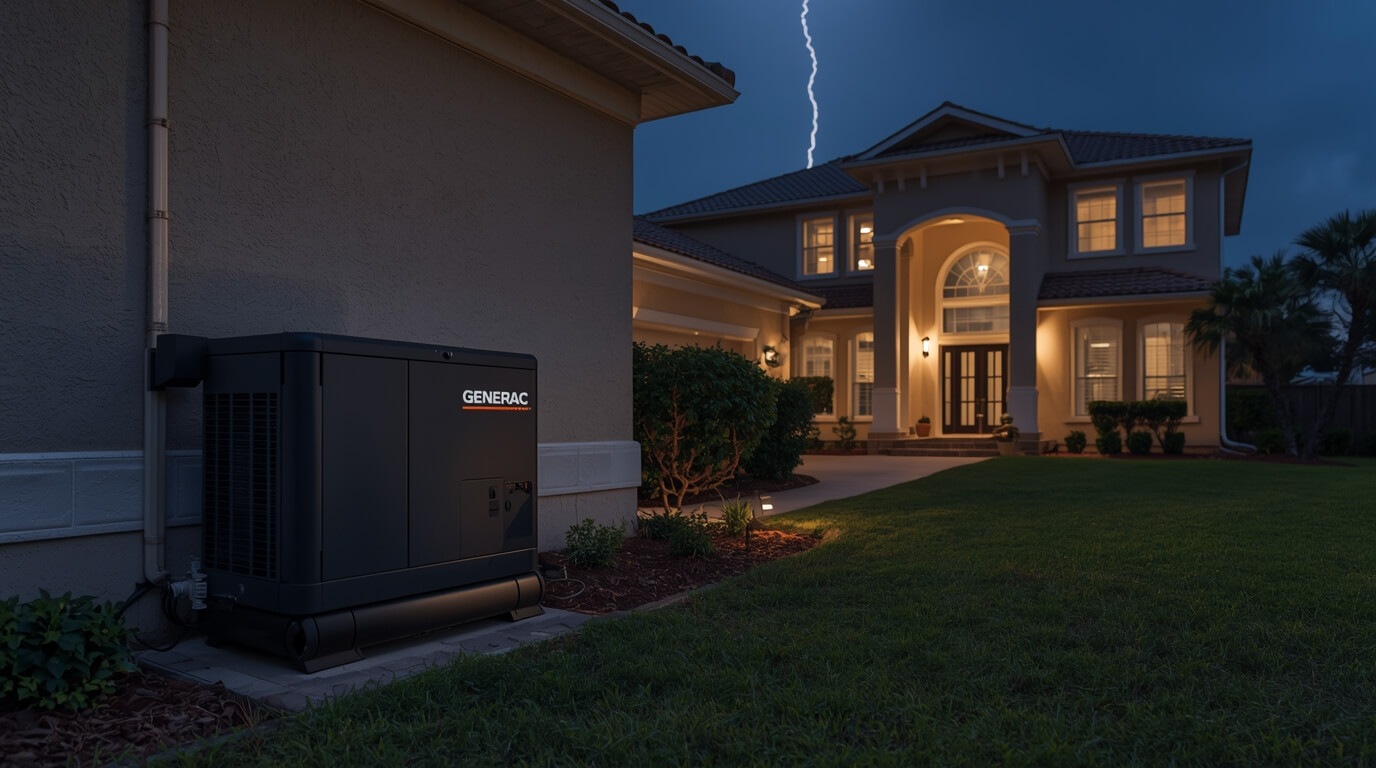 Electric generator shop services in Naples, Florida