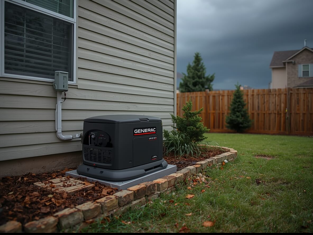 Whole home generator in Ballwin