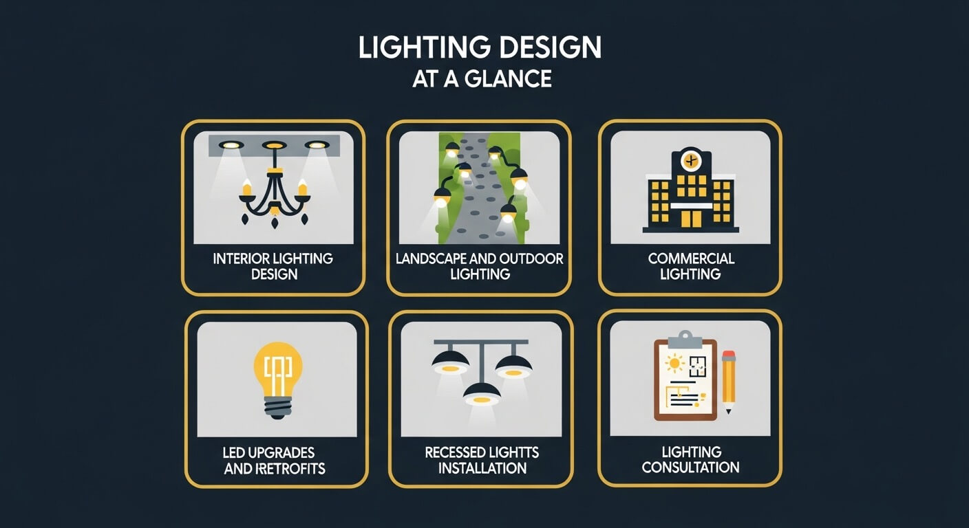 Office & Home Lighting Design - Interior & Exterior